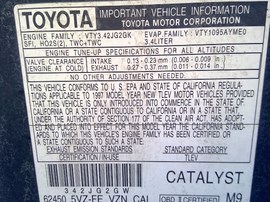 1997 TOYOTA 4RUNNER, GREEN, LIMITED, 3.4L, AT, 4WD.  Z25966
